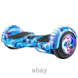 6.5 Hoverboard Bluetooth Electric Self-Balancing Scooters for Kids LED 3 Speeds