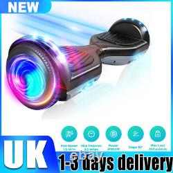 6.5 Hoverboard Bluetooth Electric Self-Balancing Scooters for Kids LED Black