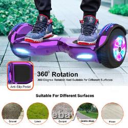 6.5'' Hoverboard Bluetooth LED Lights Self-Balancing Electric Scooter + Kart