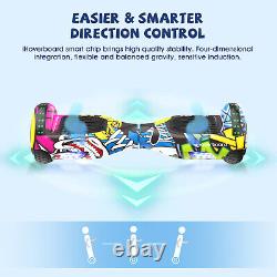 6.5'' Hoverboard Bluetooth Self-Balancing Electric Scooter LED Bundle Hoverkart