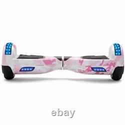 6.5'' Hoverboard Camo Pink Electric Scooter 2Wheels Self-Balancing Skateboard