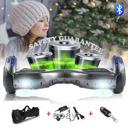 6.5'' Hoverboard Electric Scooter Self Balance Scooter Bluetooth Segway Grey