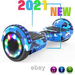 6.5'' Hoverboard Self Balance Electric Scooter Bluetooth Segway Camouflage Blue