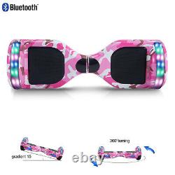 6.5''Hoverboard Self Balance Scooter Electric Scooter Bluetooth Segway Camo Pink