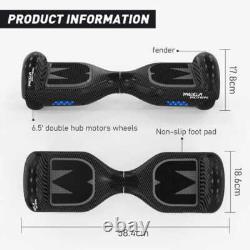 6.5'' Hoverboard and Kart Bundle E-Scooter Bluetooth Self Balance 2Wheels 15Km/h