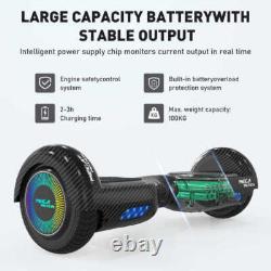 6.5'' Hoverboard and Kart Bundle E-Scooter Bluetooth Self Balance 2Wheels 15Km/h