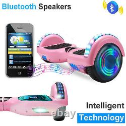 6.5 Hoverboards Self Balancing Electric Scooter Off Road Bluetooth Rosa
