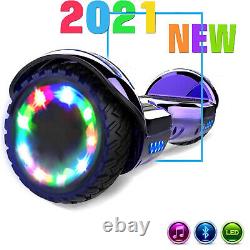 6.5 Hoverboards Self Balancing Electric Scooter Off Road Bluetooth S-Chrom Lila