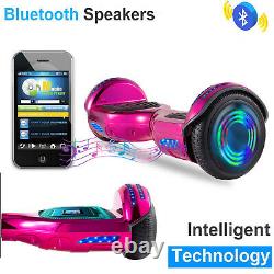 6.5 Inch Self Balancing Board Hoverboard Electric Scooter Bluetooth Pink