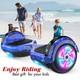 6.5 Inch Self Balancing Hoverboards Kids With Bluetooth And Flashing Led Lights