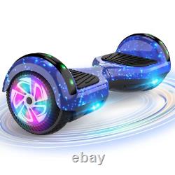 6.5 Inch Self Balancing Hoverboards Kids with Bluetooth and Flashing LED Lights