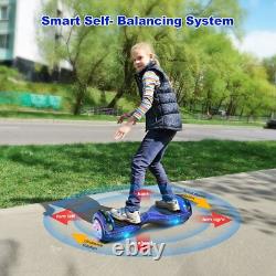 6.5 Inch Self Balancing Hoverboards Kids with Bluetooth and Flashing LED Lights