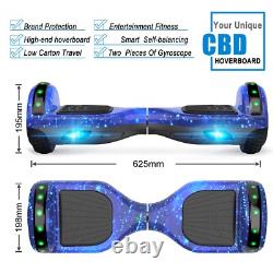 6.5 Inch Self Balancing Hoverboards Kids with Bluetooth and Flashing LED Lights