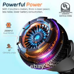 6.5 Kids Hoverboard with Bluetooth & LED Lights Self Balancing Scooter +Hoverkart