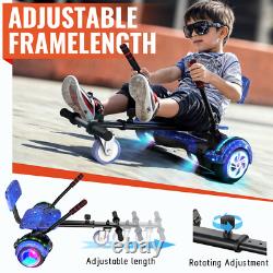 6.5 Kids Hoverboard with Bluetooth & LED Lights Self Balancing Scooter +Hoverkart