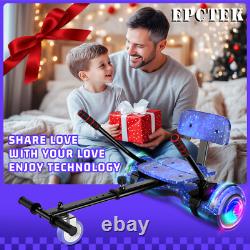 6.5 Kids Hoverboard with Bluetooth & LED Self Balancing Scooter / Hover kart set