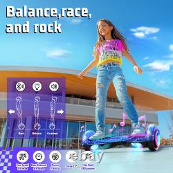 6.5 Kids Hoverboard with Bluetooth & LED Self Balancing Scooter / Hover kart set