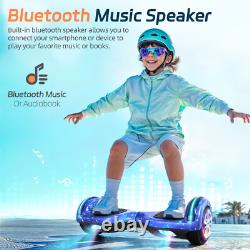 6.5 Kids Hoverboard with Bluetooth & LED Self Balancing Scooter / Hover kart set