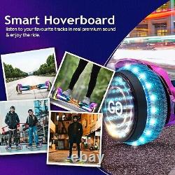 6.5 Rainbow Hoverboard Segway Balance Board Electric Scooter Bluetooth G63