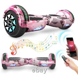 6.5 Self Balance Electric Scooter Hover Board LED 2Wheels Board Bluetooth Music