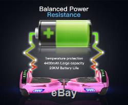 6.5 Self Balancing Electric Hover Scooter +LED Flash Wheels Bluetooth Board Bag