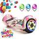 6.5 Self Balancing Electric Scooter Hoverboard Led+bluetooth+bag+brand New