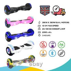 6.5 Self Balancing Electric Scooter HOVERBOARD LED+BLUETOOTH+BAG REMOTE KEY