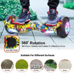 6.5 Self Balancing Electric Scooter + LED Flash Wheels Bluetooth Hover Board UK