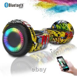 6.5 Self Balancing Electric Scooter +LED Flash Wheels Bluetooth Hover board Bag