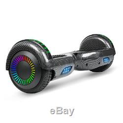 6.5 Self Balancing Hoverboard Electric Scooter with Bluetooth Speaker LED Wheel