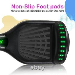 6.5'' UL Electric Hoverboard Self Balancing Scooters Bluetooth LED Hover Board