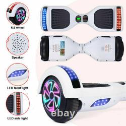 6.5 Wheels Hoverboard Bluetooth Self Balance Electric Scooter Smart Board White