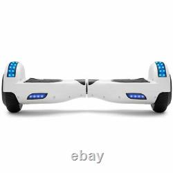 6.5'' White Electric Scooter Hoverboard Self-Balancing Skateboard 2 Wheels Board