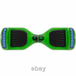 6.5 inch Hoverboard Green Electric Scooters Bluetooth LED Self-Balancing Board