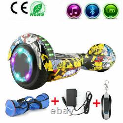 700W Electric Self Balance Scooter 6.5 Hover Board Flash 2Wheels Bluetooth Gift