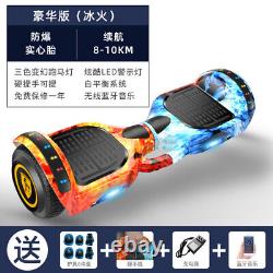 7'' 36v Electric Scooter Smart Balance LED Light Bluetooth Two Wheel For Kids