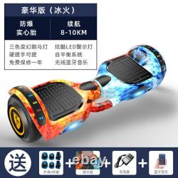 7'' 36v Electric Scooter Smart Balance LED Light Bluetooth Two Wheel For Kids