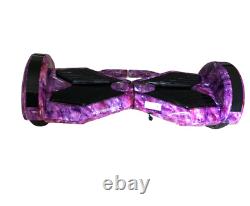 8.5 Galaxy Pink Self Balance Hover Scooter Board Bundle & Pink Hoverkart UKCA