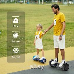 8.5'' Hoverboard with APP Self-Balancing Board Bluetooth LED 2 Wheels E-Scooter