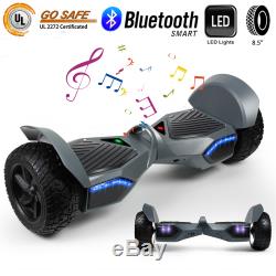 8.5' Hummer All Terrain Bluetooth Hoverboard Electric Self Balance Scooter Board