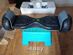 8.5 Self Balance Hoverboard Hoverkart Kart Seat Gifts Bluetooth Black Bundle