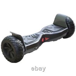 8.5 Self Balance Hoverboard Hoverkart Kart Seat Gifts Bluetooth Black Bundle