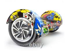 8.5 Self Balancing Electric Scooter +LED Flash Wheels Bluetooth Hover board UK