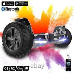 All Terrain Off Road 8.5 Fat Tyre Dark Green Hoverboard Bluetooth Balance Board