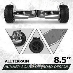 All Terrain Off Road 8.5 Fat Tyre Dark Green Hoverboard Bluetooth Balance Board