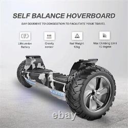 All Terrain Off Road 8.5 Fat Tyre Dark Green Hoverboard Bluetooth Balance Board