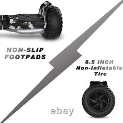 All Terrain Off Road 8.5 Fat Tyre Dark Green Hoverboard Bluetooth Balance Board