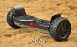 All Terrain Off Road 8.5 Fat Tyre Dark Green Hoverboard Bluetooth Balance Board