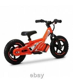 Amped A10 12 Kids Electric Balance Bike Combo Red With Revvi Helmet