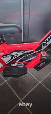 Amped A10 150w 18v 5.2ah Li Red Kids Electric Balance Bike